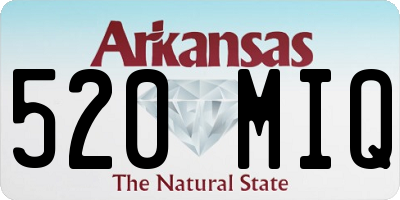 AR license plate 520MIQ