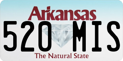 AR license plate 520MIS
