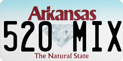 AR license plate 520MIX