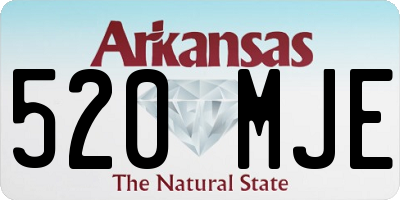 AR license plate 520MJE