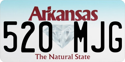 AR license plate 520MJG