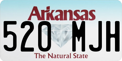 AR license plate 520MJH