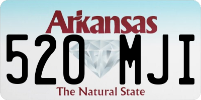 AR license plate 520MJI
