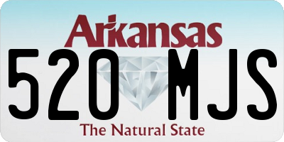 AR license plate 520MJS