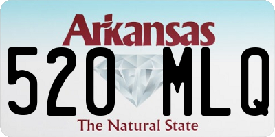 AR license plate 520MLQ