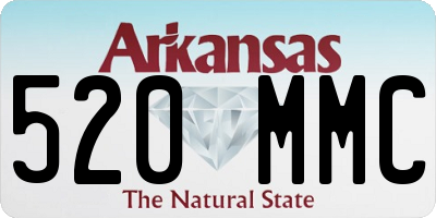 AR license plate 520MMC