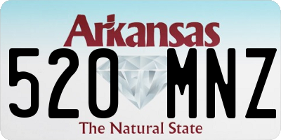 AR license plate 520MNZ