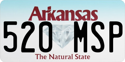 AR license plate 520MSP