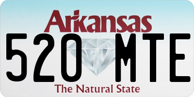 AR license plate 520MTE