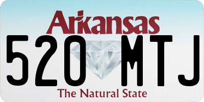 AR license plate 520MTJ