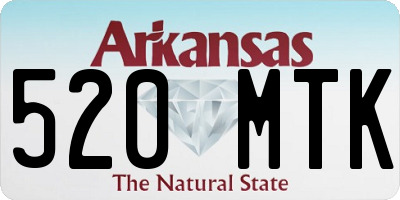 AR license plate 520MTK