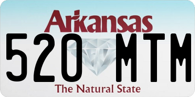 AR license plate 520MTM