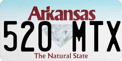 AR license plate 520MTX