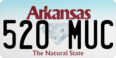 AR license plate 520MUC