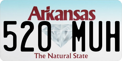 AR license plate 520MUH