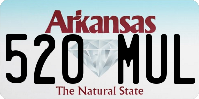 AR license plate 520MUL