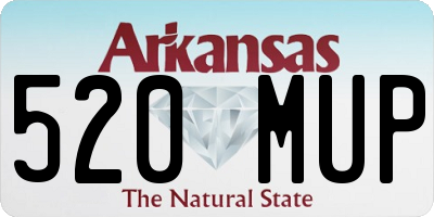 AR license plate 520MUP