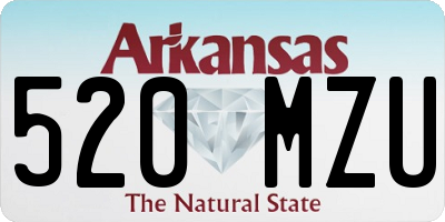 AR license plate 520MZU
