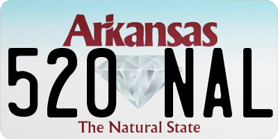 AR license plate 520NAL