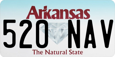 AR license plate 520NAV