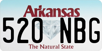AR license plate 520NBG
