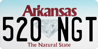 AR license plate 520NGT