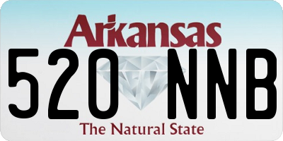 AR license plate 520NNB