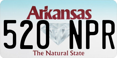 AR license plate 520NPR