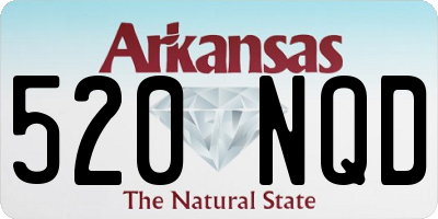 AR license plate 520NQD