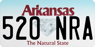 AR license plate 520NRA