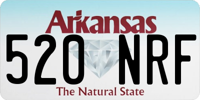 AR license plate 520NRF