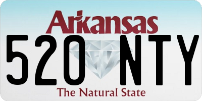 AR license plate 520NTY