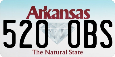 AR license plate 520OBS