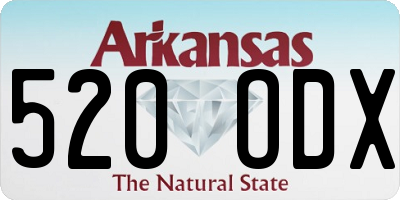 AR license plate 520ODX