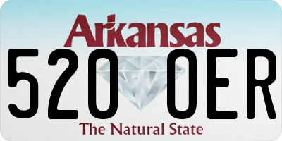 AR license plate 520OER