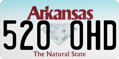 AR license plate 520OHD