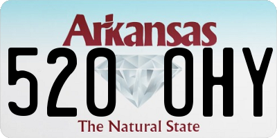 AR license plate 520OHY