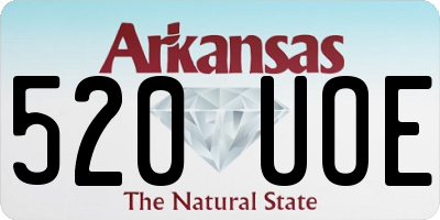 AR license plate 520UOE