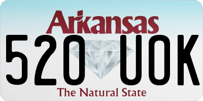 AR license plate 520UOK