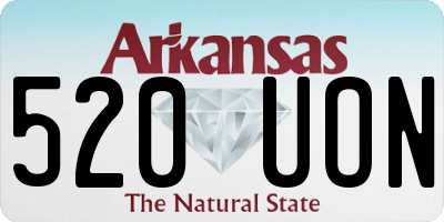 AR license plate 520UON