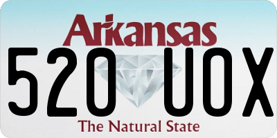 AR license plate 520UOX