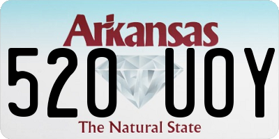 AR license plate 520UOY