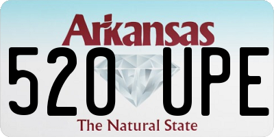 AR license plate 520UPE