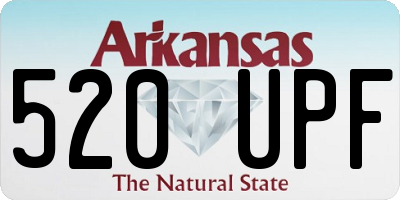 AR license plate 520UPF