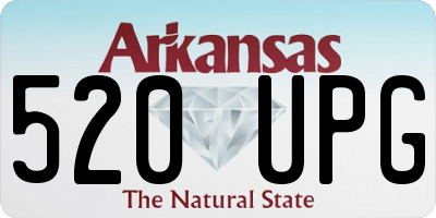 AR license plate 520UPG