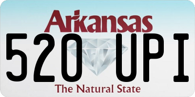 AR license plate 520UPI