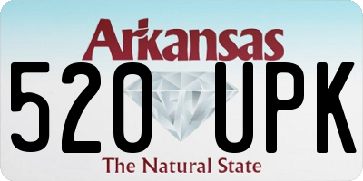 AR license plate 520UPK