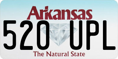 AR license plate 520UPL
