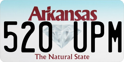 AR license plate 520UPM