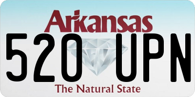 AR license plate 520UPN